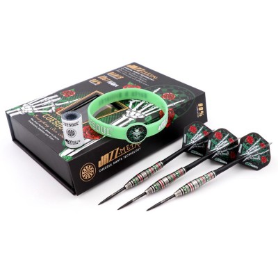 CUESOUL 2019 JAZZ Metal Series 90% Tungsten Dart Set, Torpedo shape barrel with steel tip