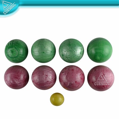 Super quality 107mm Poly Resin Bocce Ball set in standard quality