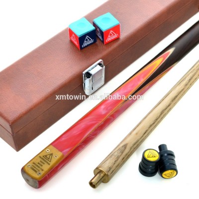 CUESOUL 57" 3/4 Jointed Snooker Cue with 2 Extensions Set